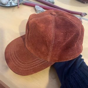 LL Bean Vintage Suede Cap